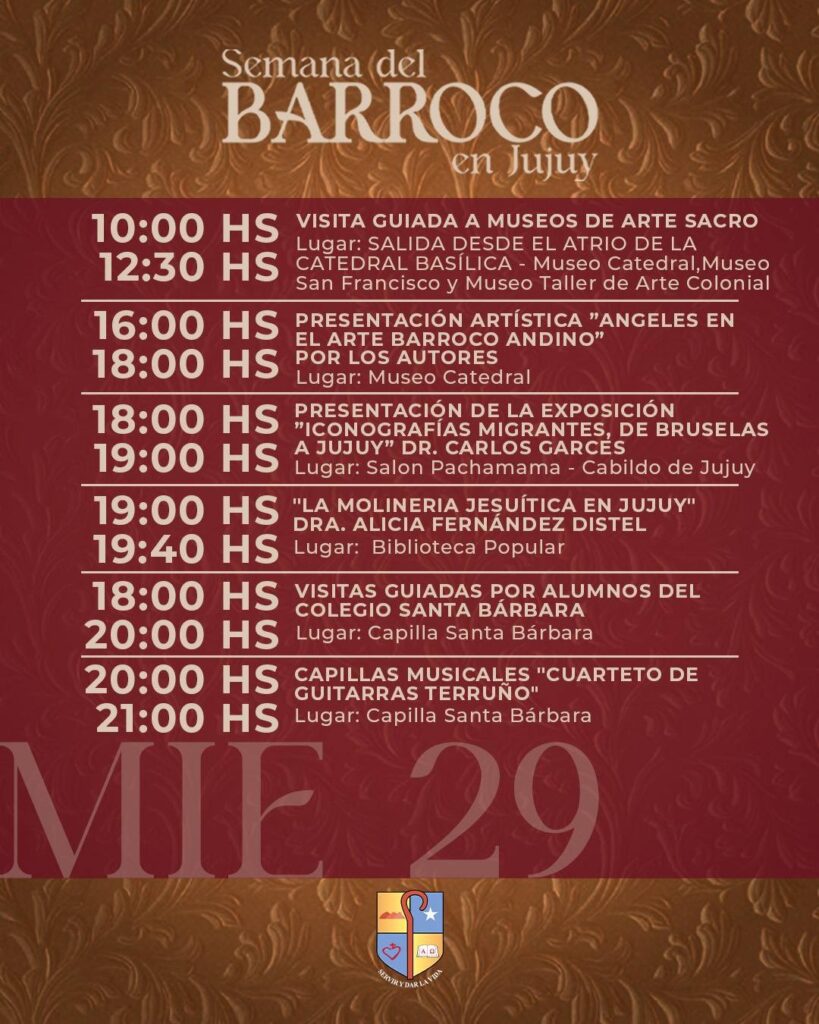 Barroco 4. propuestas Miércoles 29