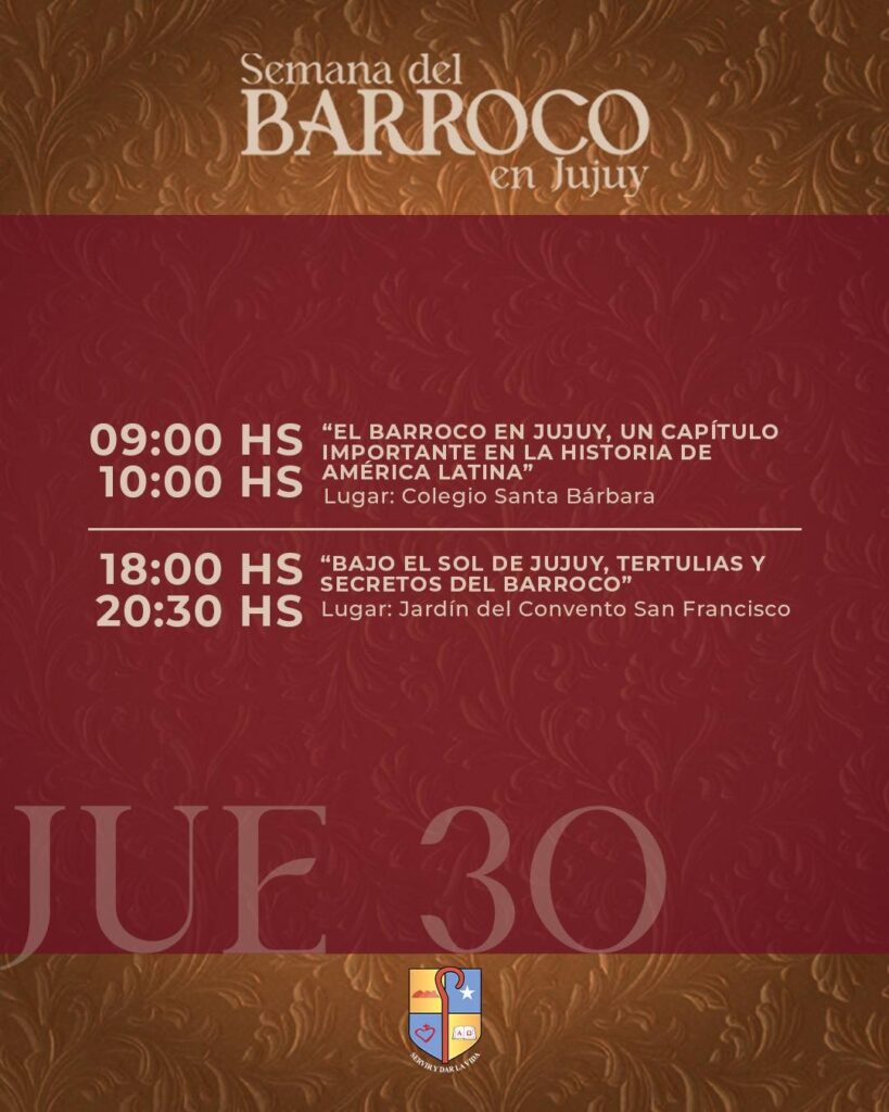 Barroco 5. propuestas Jueves 30