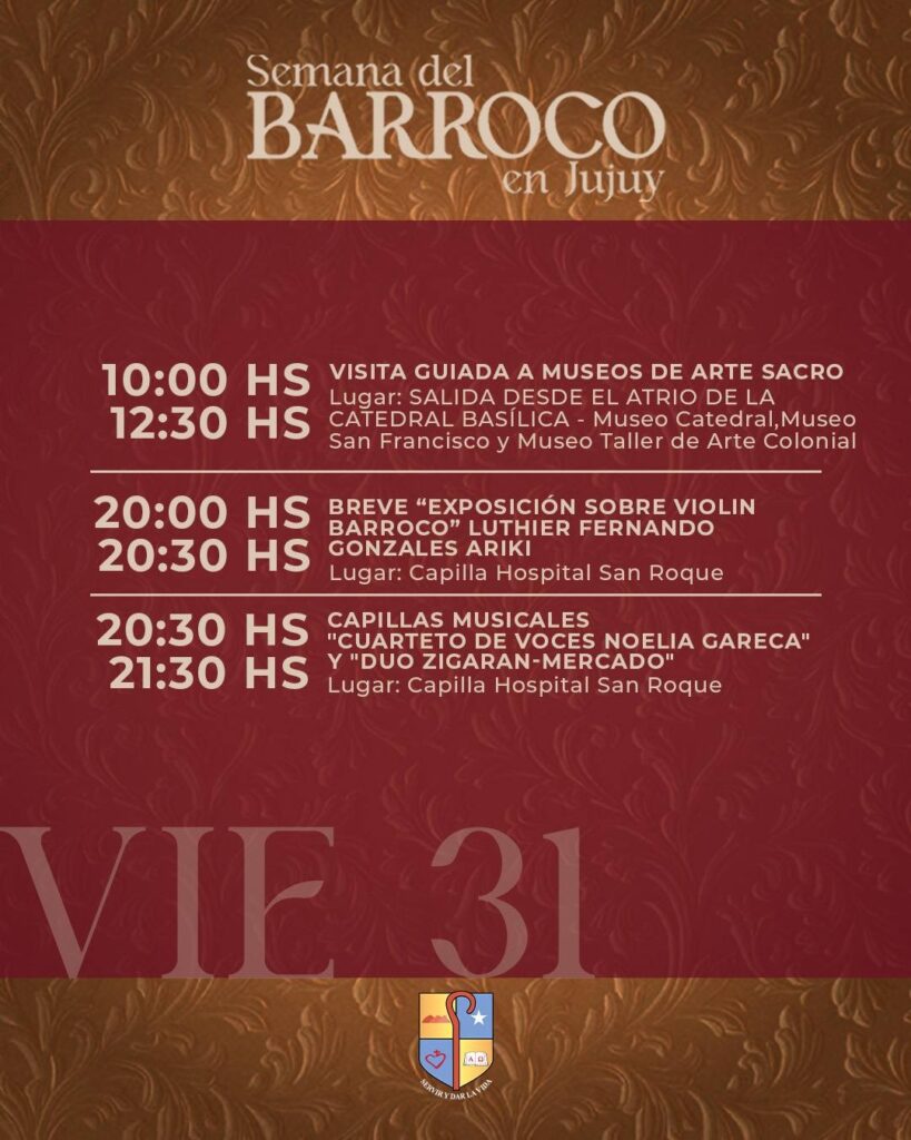 Barroco 6. propuestas Viernes 31